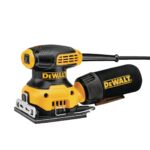 Dewalt 2.3A Corded Palm Grip Sheet Sander with Dust Port/Vacuum Adaptor, 1/4" DWE6411