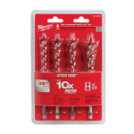 Milwaukee Tool 6-1/2" SPEED FEED™ Wood Bit Set (4 PC) 48-13-0400