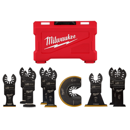 Milwaukee Tool OPEN-LOK™ 9 Piece Multi-Tool Blade Kit 49-10-9113