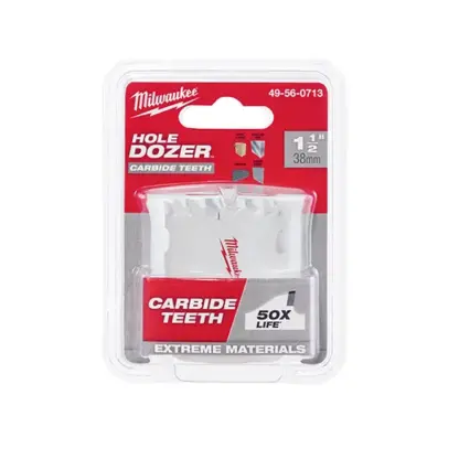 Milwaukee Tool 1-1/2" HOLE DOZER™ with Carbide Teeth Hole Saw 49-56-0713