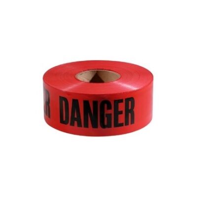 Milwaukee Tool 1000 ft. Premium Red Barricade Tape - Danger 77-1004