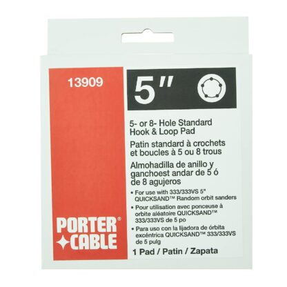 Porter-Cable Replacement Pad for Model 333VS-5 or 8-Hole Hook and Loop 13909