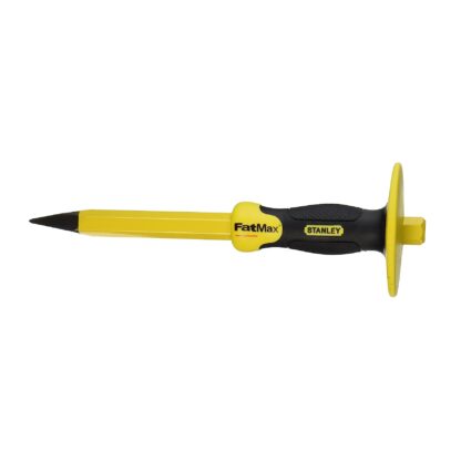 Stanley 3/4" X 12" FatMax Concrete Chisel with Bi-Material Hand Guard 16-329