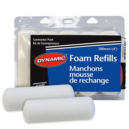 ROLLER MINI REFILL 4" FOAM SUPER FINE A-104