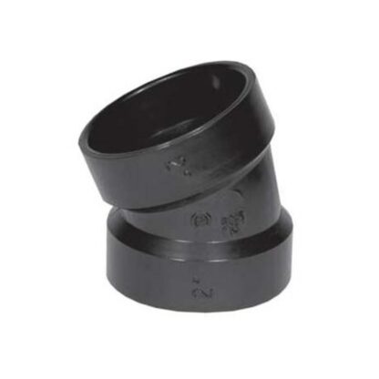 Ipex DWV Pipe Elbow, 22.5 deg, 2", Hub, ABS 027252