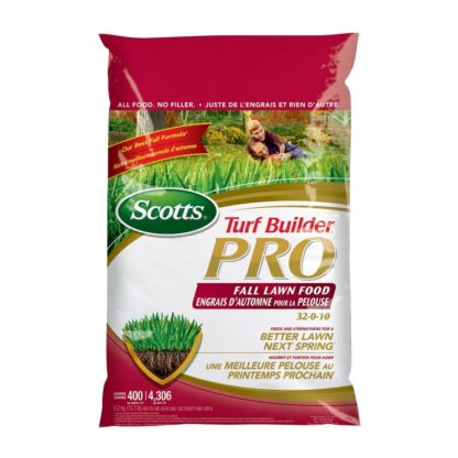 Scotts Turf Builder Pro Fall Lawn Food, 13 lb, Bag, 400 sq-m 00804