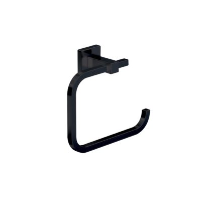 Alt Square Towel Ring, Electro Black 68871EBK