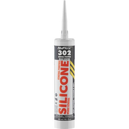 Nuco 30201 300ML NuFlex 302 General Purpose Silicone Sealant - White