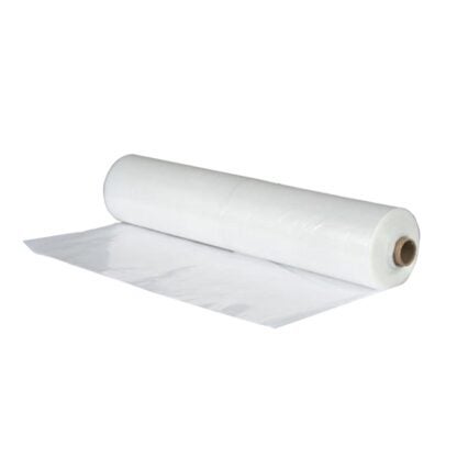 Poly Tarp 120" x 100' Roll Medium Duty Clear Poly Film