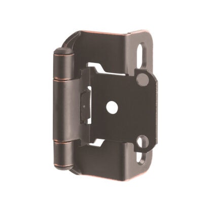 Amerock BPR7550ORB 1/2" Partial Wrap Cabinet Hinge - Oil-Rubbed Bronze