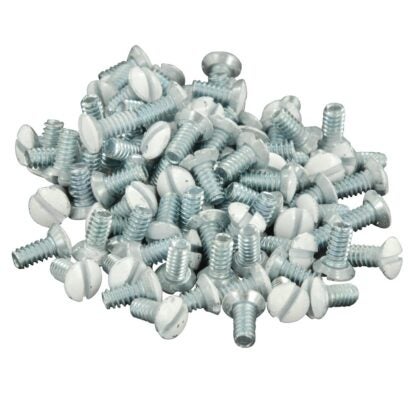 Leviton 88400-000 5/16" Milled Replacement Wall Plate Screws - 100PK