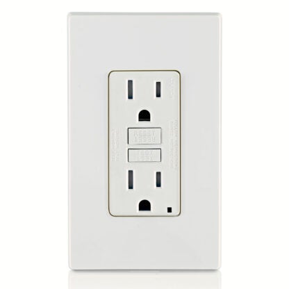 Leviton GFTR1-722-HSW 15 Amp Tamper-Resistant GFCI Receptacle - White