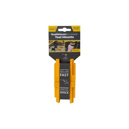 Metalmark TM-DW18-YLW-4 Dewalt 20V Tool Mount - 4PK