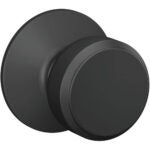 Schlage F10BWE622 Bowery Closet Knob - Matte Black