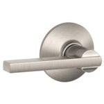 Schlage F10LAT619 Latitude Closet Lever - Satin Nickel