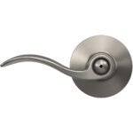 Schlage F40ACC619 Accent Bath Lever - Satin Nickel