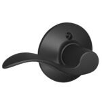 Schlage F40ACC622 Accent Bath Lever - Matte Black