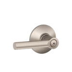 Schlage F40BRW619 Broadway Bath Lever - Satin Nickel