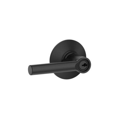 Schlage F51BRW622 Broadway Keyed Lever - Matte Black