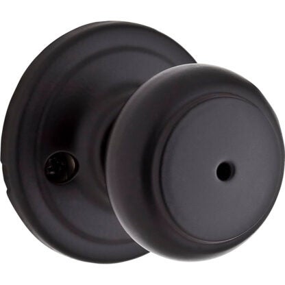 Weiser GA331T514 Troy Bath Knob - Matte Black