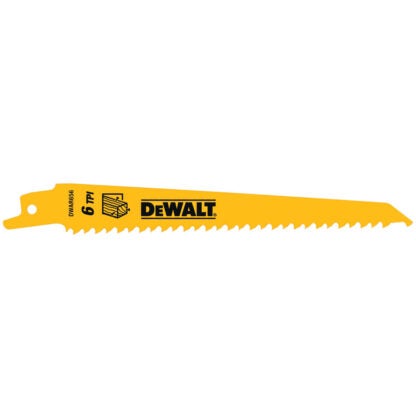 DeWalt DWAR656 6" x 6 TPI Reciprocating Saw Blade