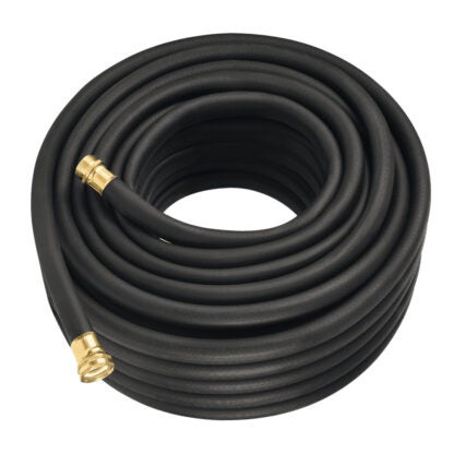 Flexon FR58100 5/8" x 100' Heavy-Duty Rubber Garden Hose