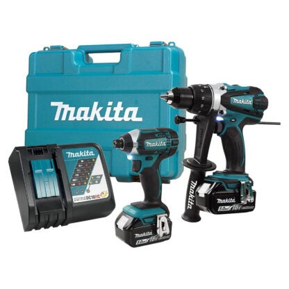 Makita DLX2005T 18V 5.0Ah LXT 2-Tool Combo Kit