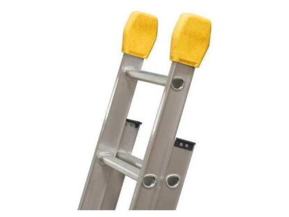 LOUISVILLE LP-5510-00 Ladder End Caps,Aluminum,375 Lb.,PR