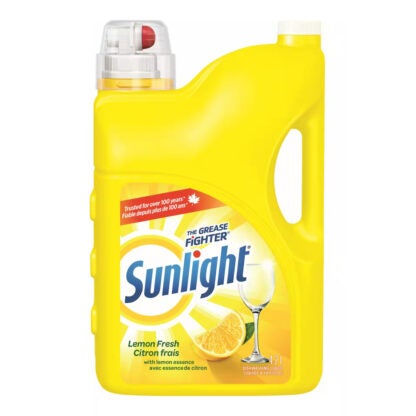 Sunlight 119-013 4.2L Liquid Dish Soap - Lemon Fresh