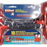 Eklind 53610 10-Piece Standard T-Handle Hex Key Set 3/32 to 3/8 6-Inch Cushion Grip