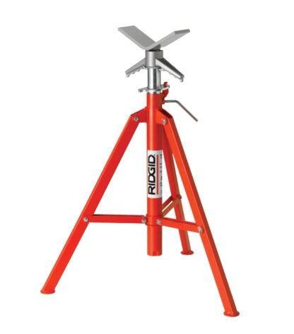 RIDGID RID22168 VF-99 V-Head Folding Pipe Stand 22168