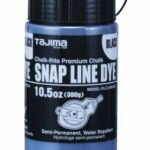 Tajima 10-1/2 Oz. Black Snap-Line Dye Chalk Line Chalk PLC3BK300