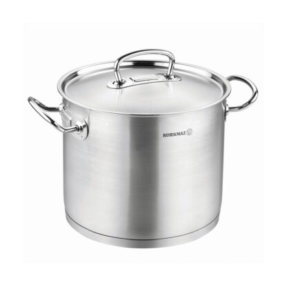 Korkmaz A1166 9.5Qt Stainless Steel Stock Pot