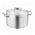 Korkmaz A1163 10.5Qt Stainless Steel Stock Pot