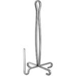 IDesign Axis Free-Standing Metal Paper Towel Stands Chrome