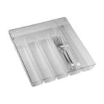 IDesign Linus 2 in. H X 13.5 in. W X 13.8 in. D Plastic Cutlery Tray