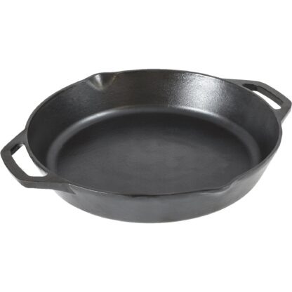 Lodge 12'' Cast Iron Pan with Loop Handles Black 12