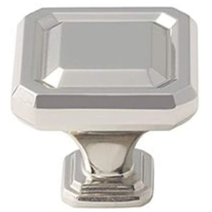 Amerock BP36549G10 1-1/2" Wells Cabinet Knob - Polished Nickel