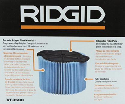 Ridgid 3-Layer Fine Dust Filter