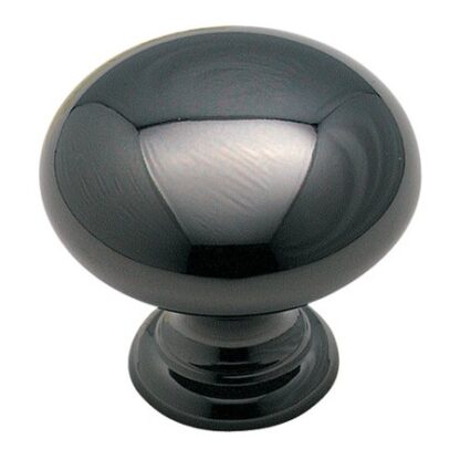 Amerock BP1950HBNB 1-1/4" Classic Cabinet Knob - Black Nickel