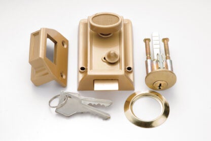 Belwith Products 1105 Brass Night Latch & Cylinder