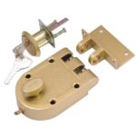 First Watch 1120 Single Cylinder Interlocking Deadbolt - Brass