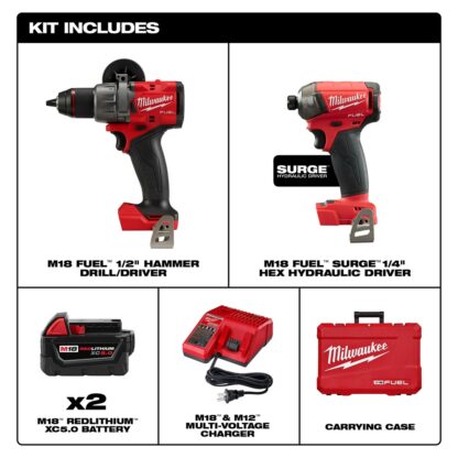 Milwaukee 3699-22 M18 Fuel 2-Tool Combo Kit