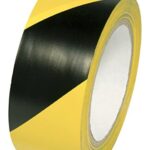 INCOM Striped Hazard Warning Tape 2 W X 108 L Yellow/Black 1 Roll