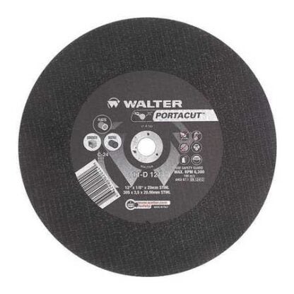 WALTER SURFACE TECHNOLOGIES Portacut 12 in. X 1/8 in. 20 Mm STIHL Mm Arbor T1 C24 Cutting Wheels (10-Pack)