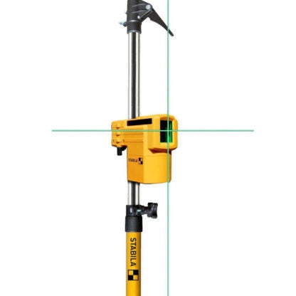 Stabila Lax 50 Green Cross-Line Laser Level Set with Pole