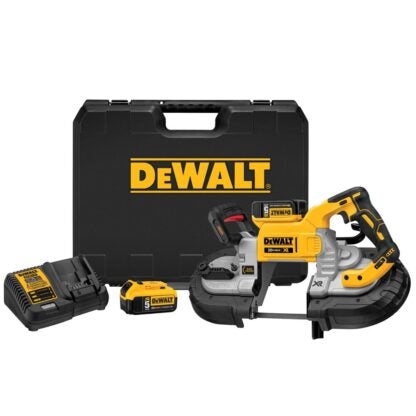 DeWalt DCS376P2 5" 20V Max Dual Switch Band Saw Kit