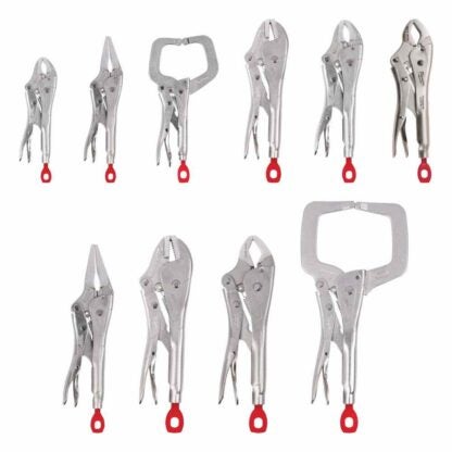 Milwaukee 48-22-3690 Torque Lock Locking Pliers Kit - 10PC