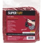 Trimaco SuperTuff 14 in. X 14 in. Red Shop Towels (4-Pack) 32014