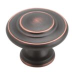 Amerock Inspirations 1-5/16 in (33 Mm) Diameter Oil-Rubbed Bronze Cabinet Knob